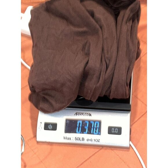 AG Los Angeles Brown Cotton Long Sleeve Collar Top Women's Size S - Picture 10 of 10